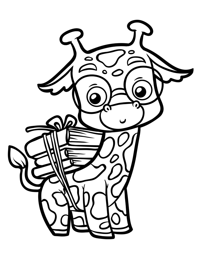 可爱的小动物-长颈鹿